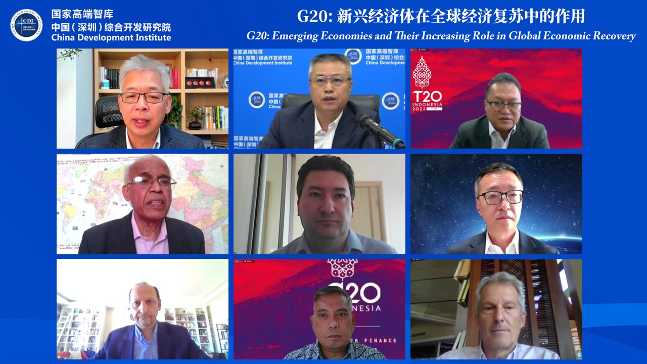 Webinar on G20: Emerging Economies and Their Increasing Role in Boosting Global Economic Recovery