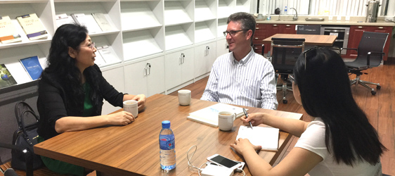 Trade Commissioner of Pacific Islands Trade & Invest Visited