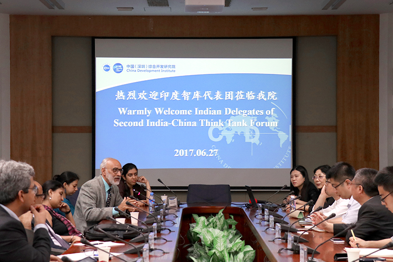 Indian Think Tank Delegation Visits CDI