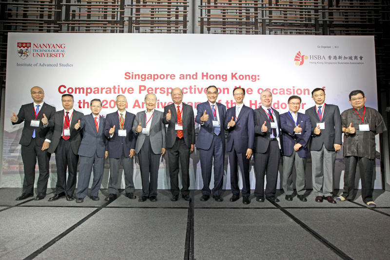 Dr. Guo Wanda Attends Singapore and Hong Kong: Comparative Perspective on the Occasion of the 20th Anniversary of the Handover