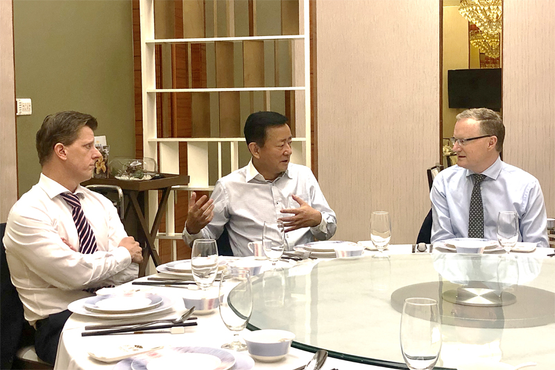 Fan Gang Meets with Dr Philip Lowe, Governor of Reserve Bank of Australia