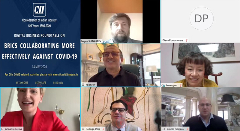 CDI representative speaks at webinar of BRICS collaborating more effectively against COVID-19