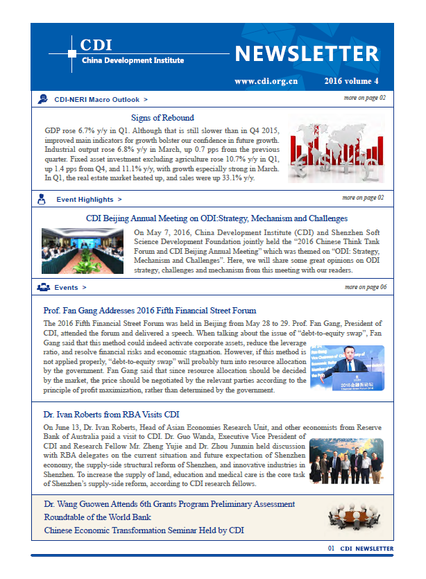 CDI Newsletter 2016 Vol 4