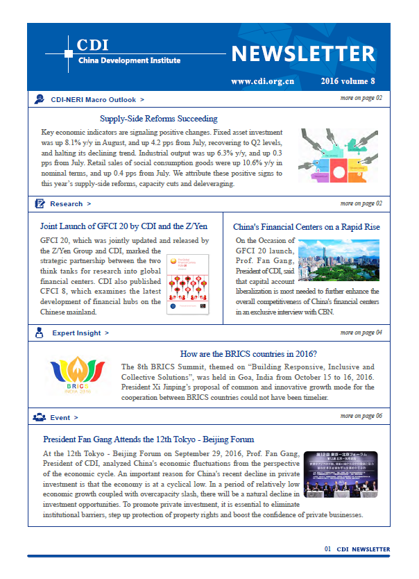 CDI Newsletter 2016 Vol 8