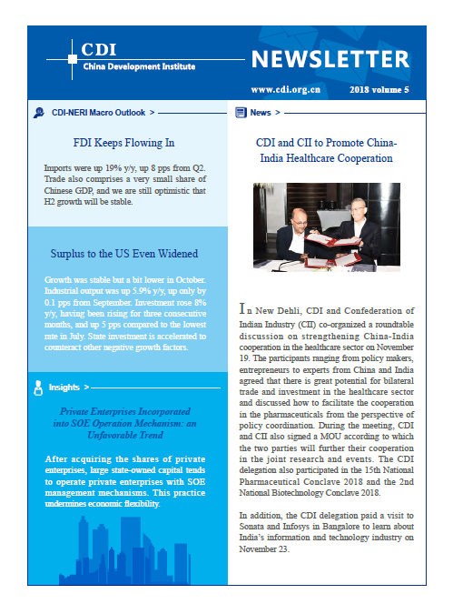 CDI Newsletter 2018 Vol 5