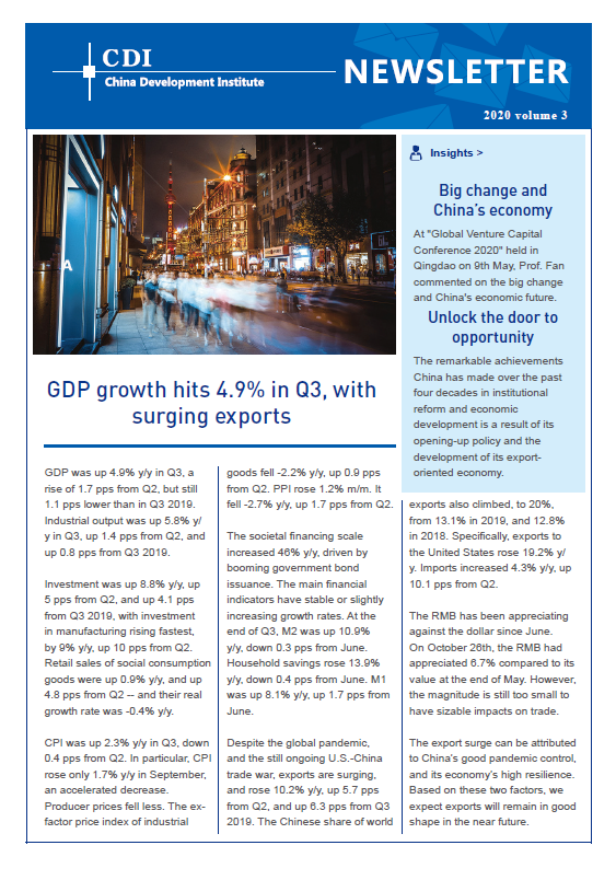 CDI Newsletter 2020 Vol 3
