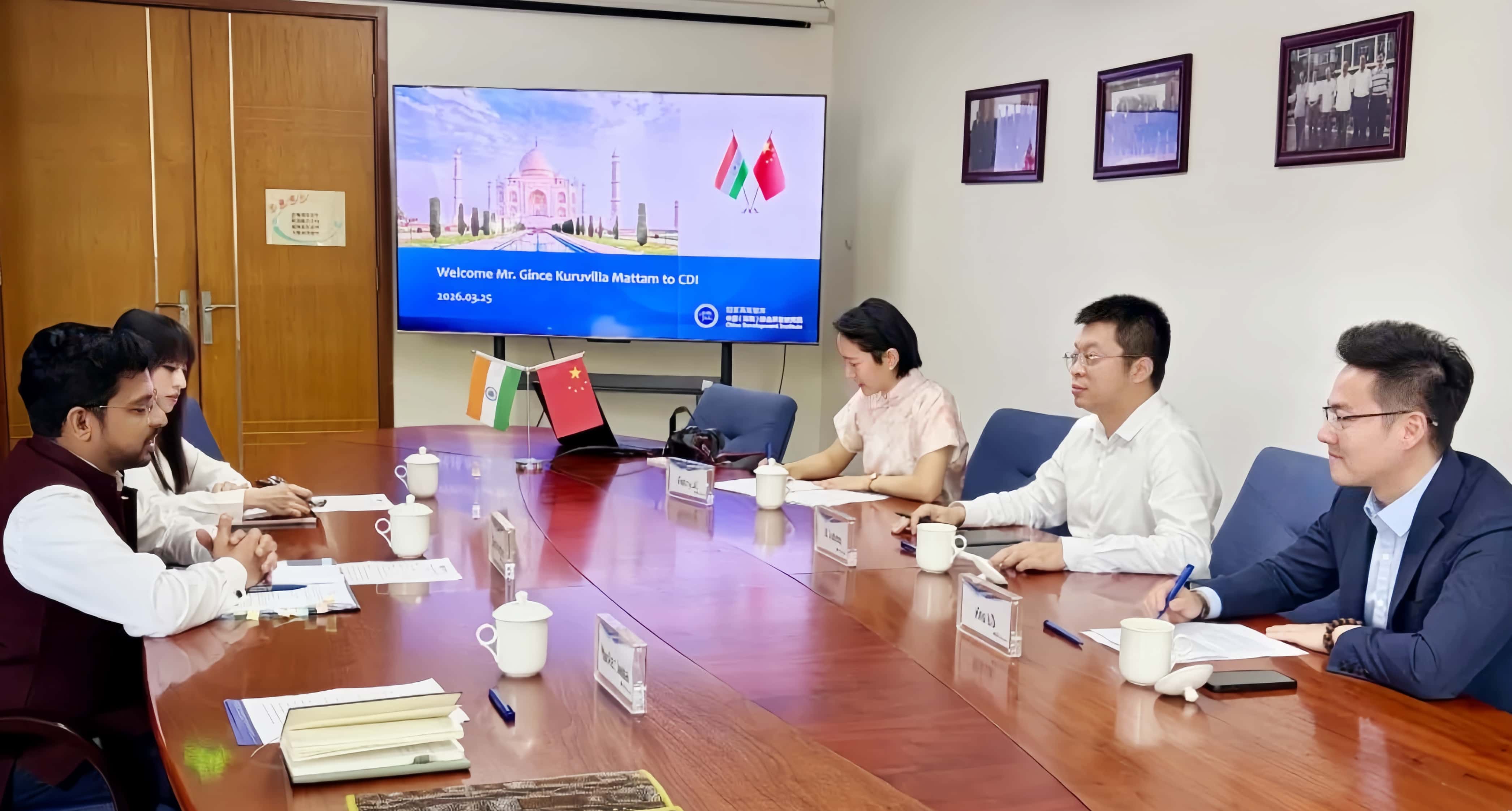 Consul General of India in Guangzhou Mr. Gince Kuruvilla Mattam Visits CDI